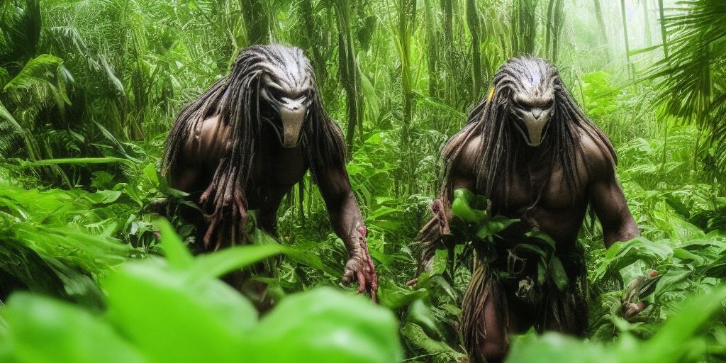 Two predators in the jungle
