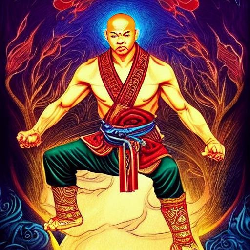 Powerful monk