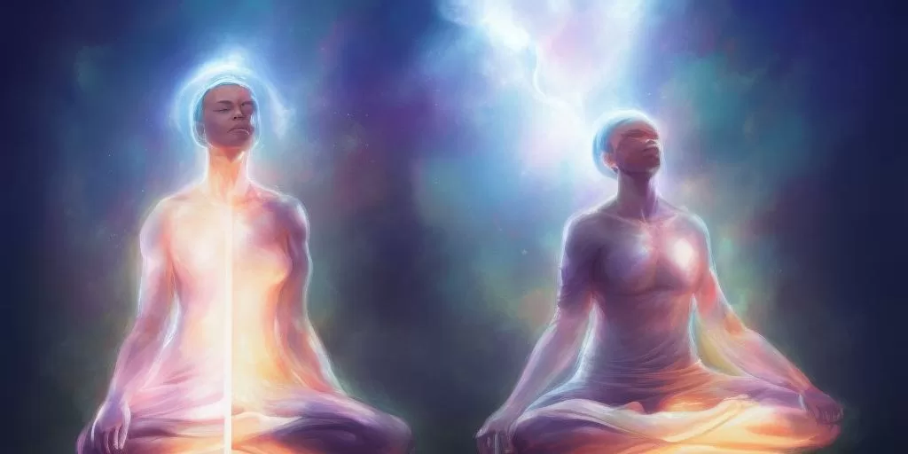 Power of Meditation: 2 People Meditating