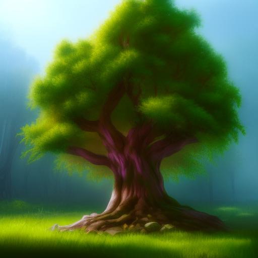 Drawing of an Oak Tree: A Symbol of Inner Strength and Stability