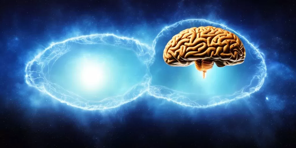 Power of the mind: an electric brain floating in space