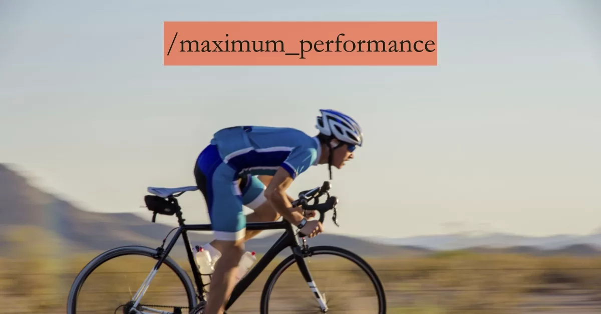 Maximizing performance in sports