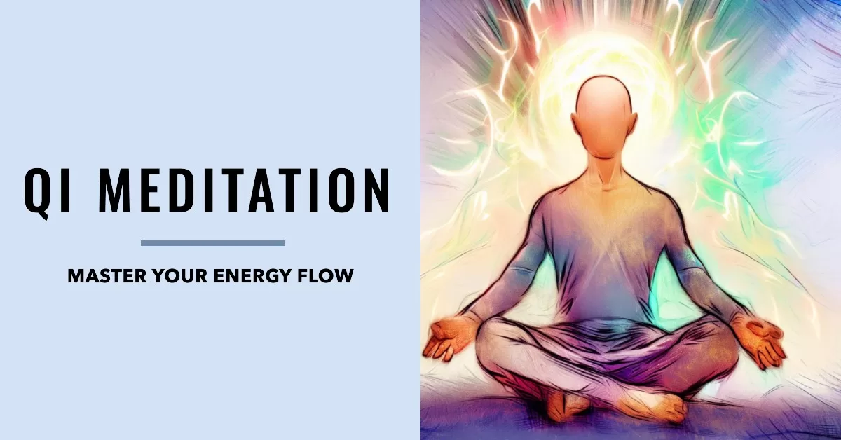 Energy meditation: a man awakening his kundalini