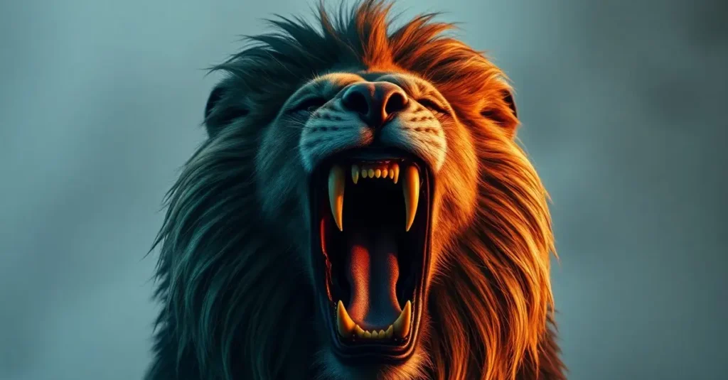 Roaring Lion - A Symbol of Power