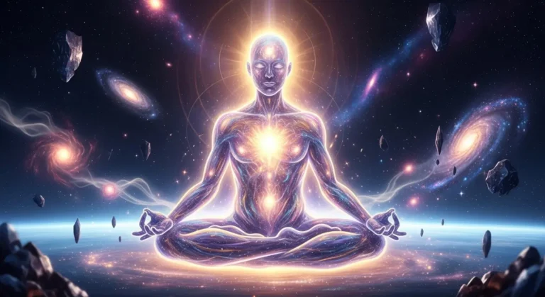 A spiritual entity during an energy healing meditation