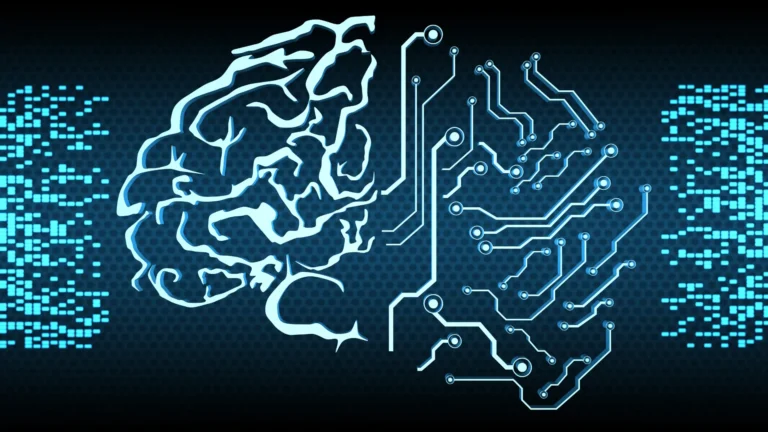 Picture of a cybernetic brain