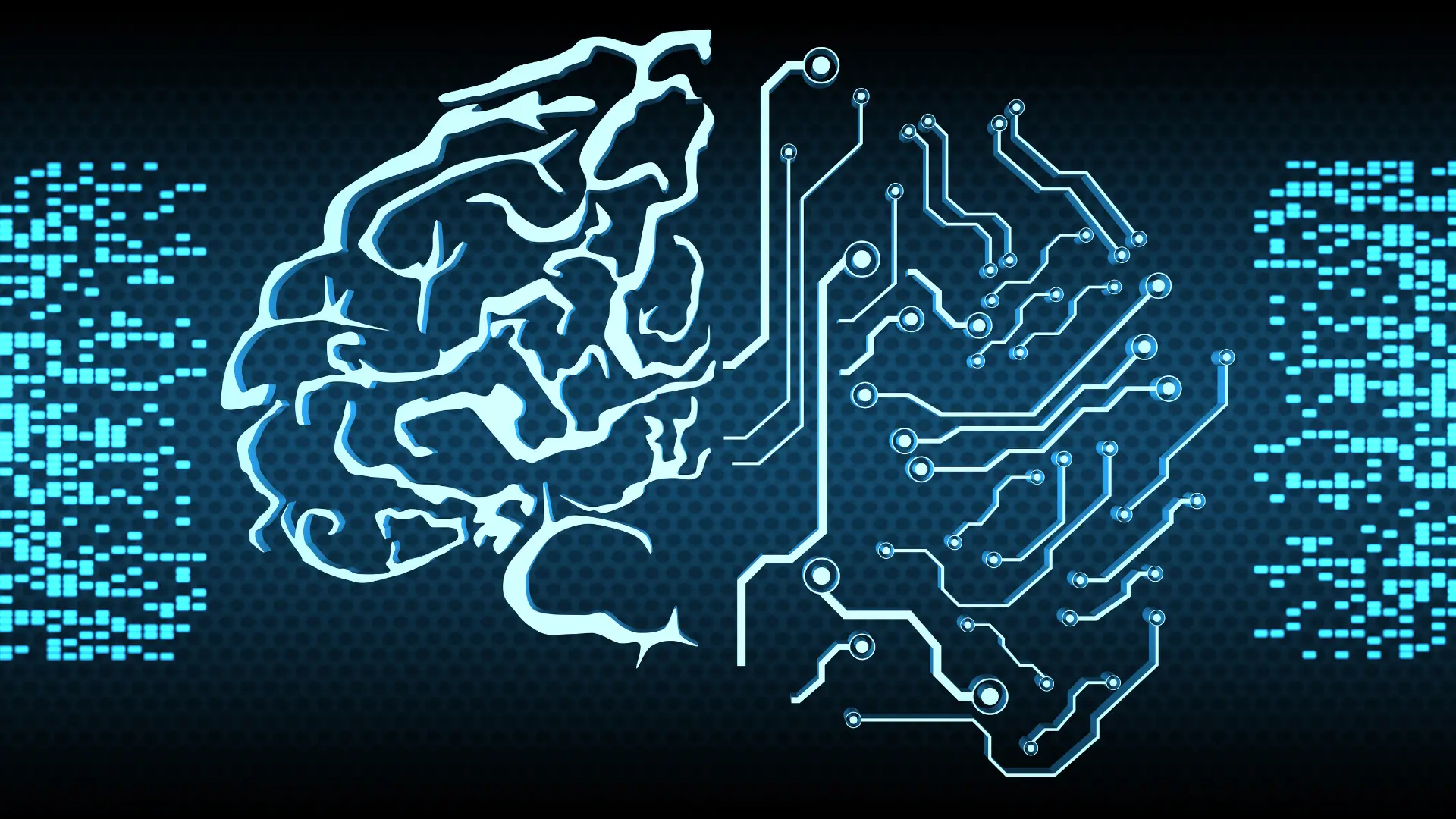 Picture of a cybernetic brain