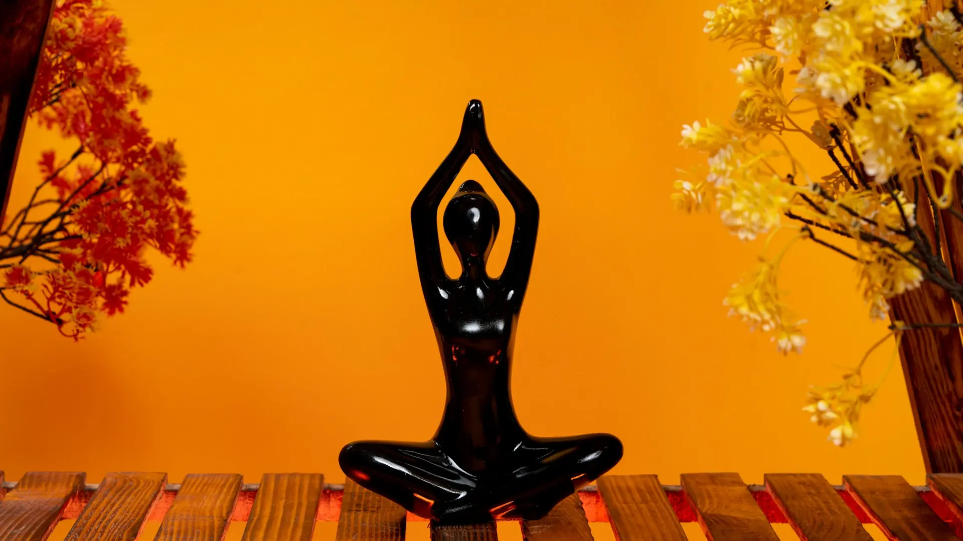 Figurine of a meditating person