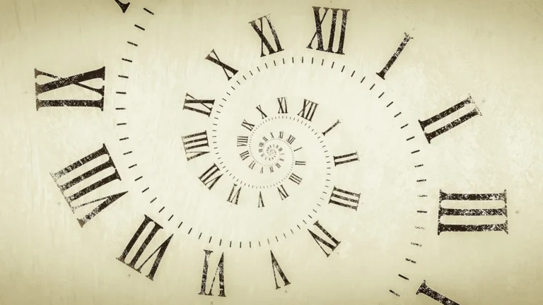 A spiral made out of hypnotizing numbers